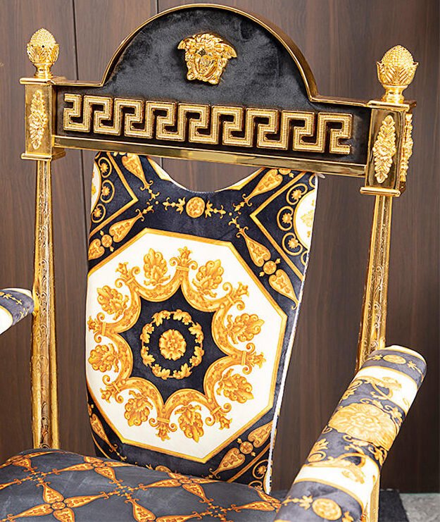 Design Wholesale High Quality Luxury Gold Metal Tall Chair for Restaurant Dining - Image 4