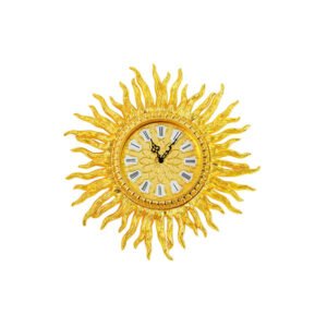 Wholesale Luxury Antique Gold Double Face Wall Clock Contemporary Design Needle Factory Direct Contemporary Abstract Quartz